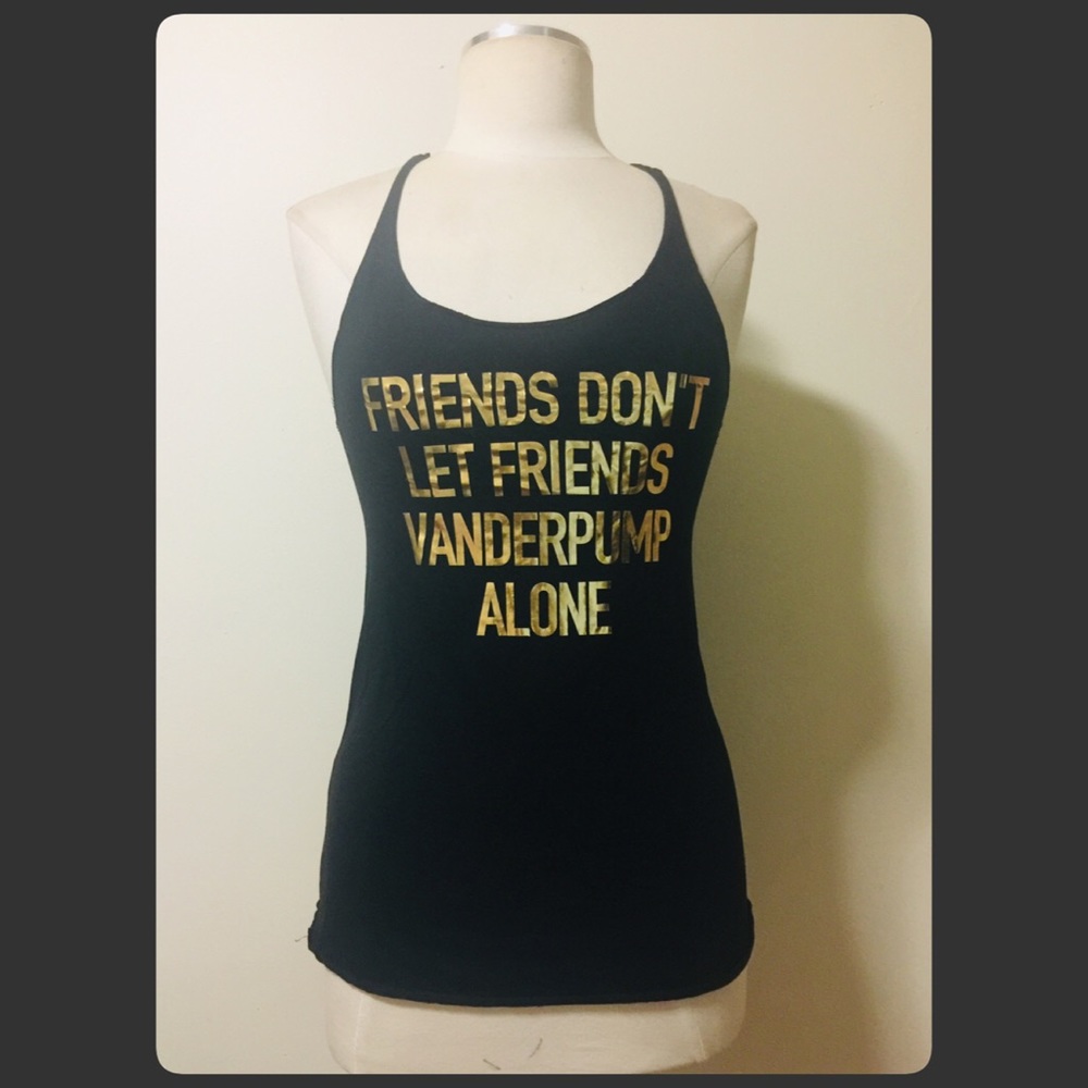 ♥️♥️♥️BLACK BRAVO VANDERPUMP TANK TOP SMALL♥️♥️♥️